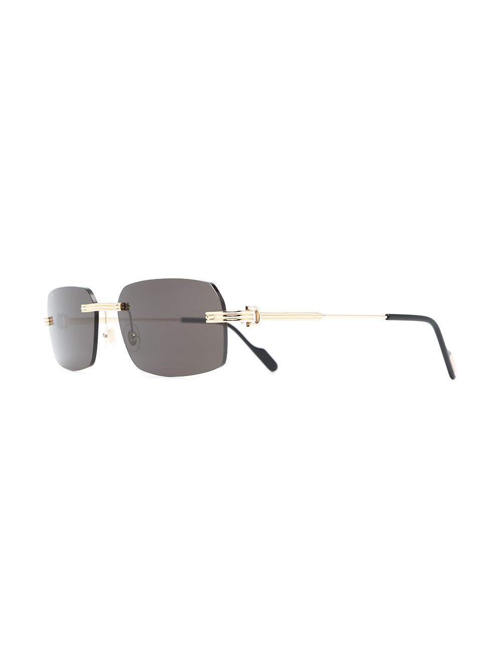 Cartier Eyewear square-frame tinted-lenses sunglasses