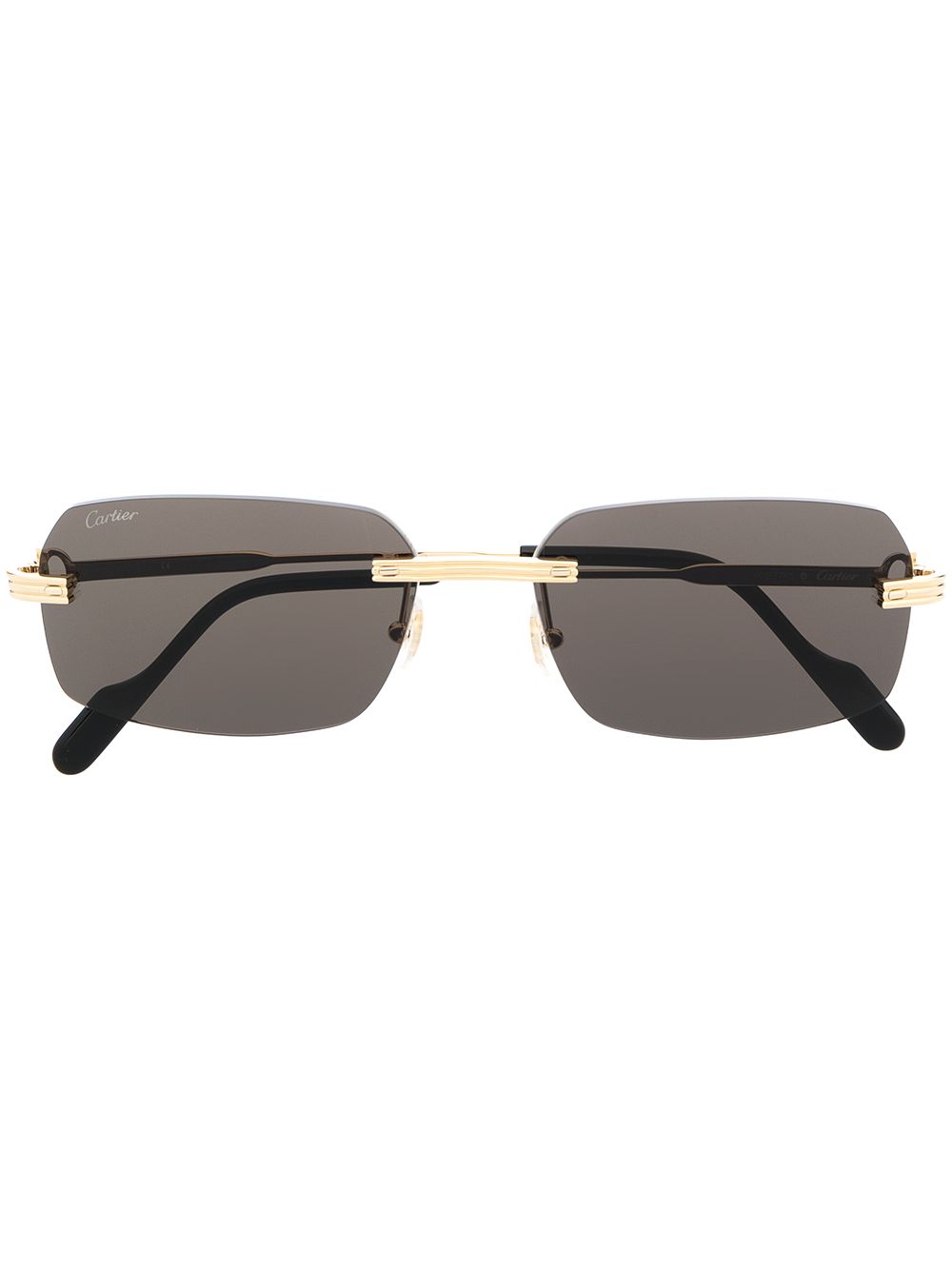 Cartier Eyewear square-frame tinted-lenses sunglasses