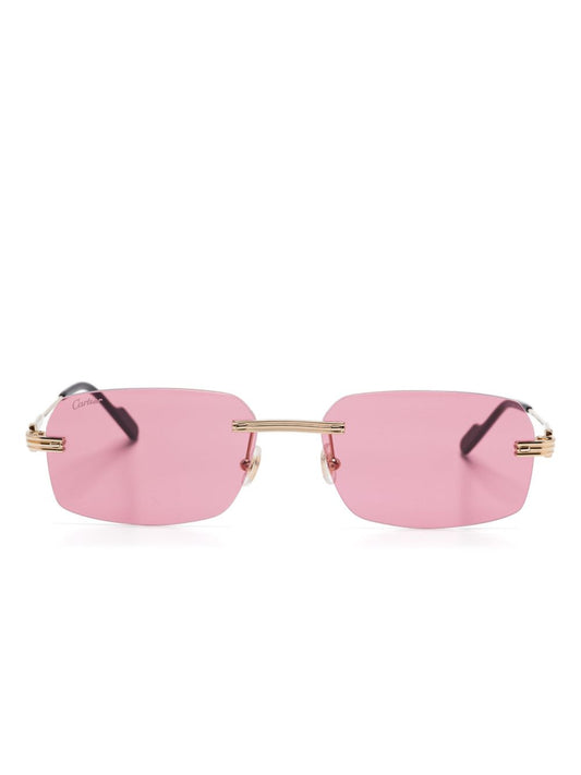 Cartier Eyewear  rimless sunglasses