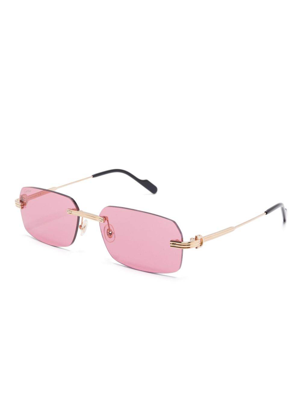Cartier Eyewear  rimless sunglasses